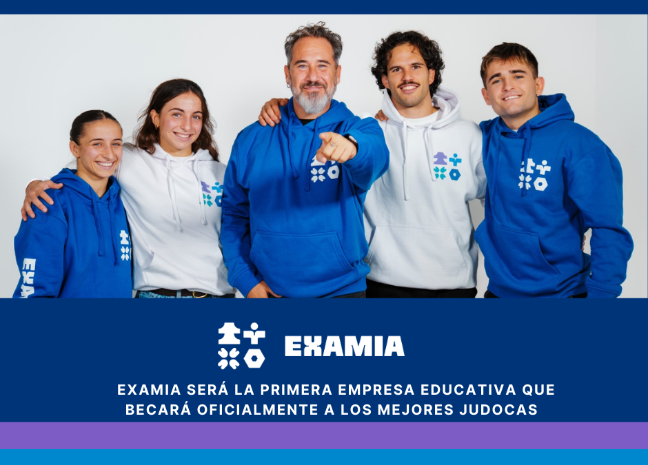 EXAMIA será la primera empresa educativa que becará oficialmente a los mejores judocas de España