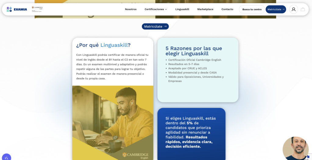 Precio linguaskill 1