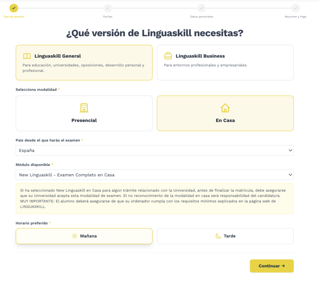 Precio linguaskill 5